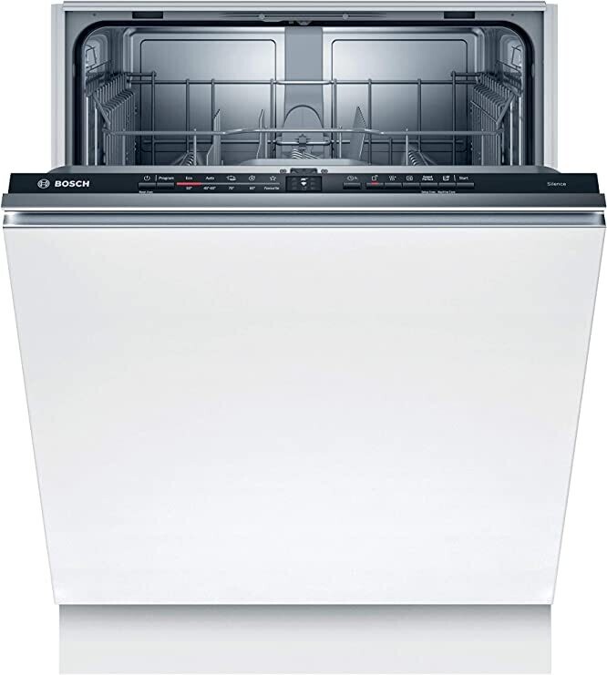 Bosch Elettrodomestici SMV2ITX22E Serie 2, Lavastoviglie a scomparsa totale 12 Coperti, 60 cm [Classe di efficienza energetica E]