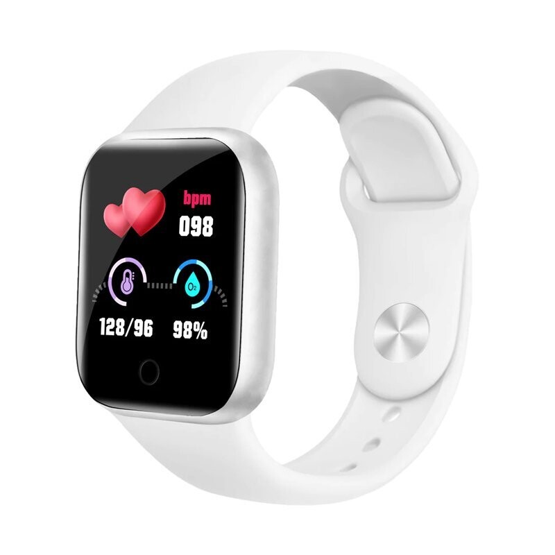 AKAI Smartwatch K-FIT100WH Orologio Smart Fitness Monitoraggio Battito Cardiaco Bianco