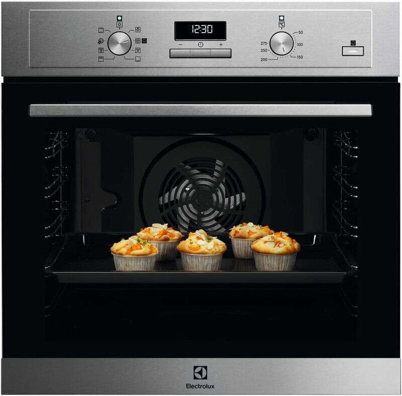 Electrolux Forno Multifunzione SteamBake EOD3S40X, Acciaio inox antimpronta, Cottura Multilivello [Classe di efficienza energetica A - EX ESPO- Electrolux Forno Multifunzione SteamBake EOD3S40X, Acciaio inox antimpronta, Cottura Multilivello [Classe di efficienza energetica A - EX ESPO-