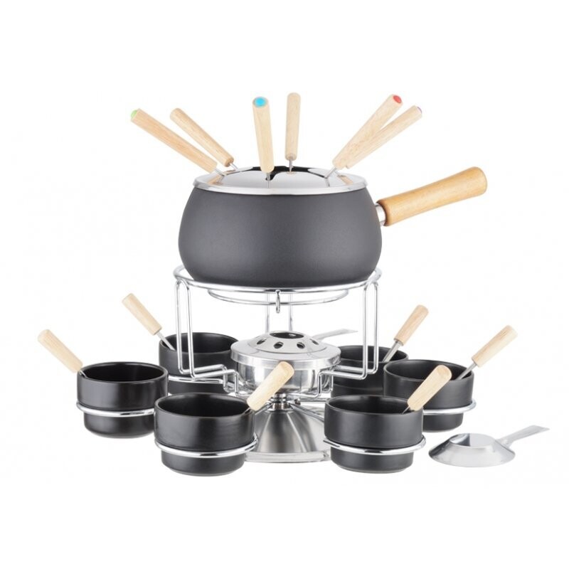 Fonduta Smalto Nero Opaco 23Pz Eva. Cod. 070621