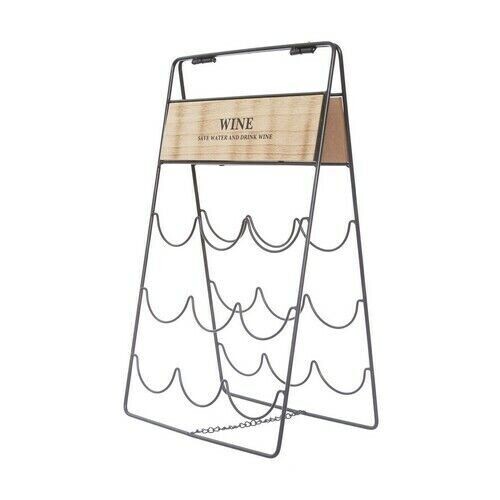 Portabottiglie Vino Canteen Cm 30X49X21 Nero