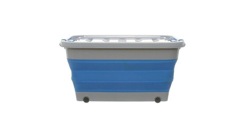 Scatola Contenitrice Pieghevole Cm 54X40 Blu
