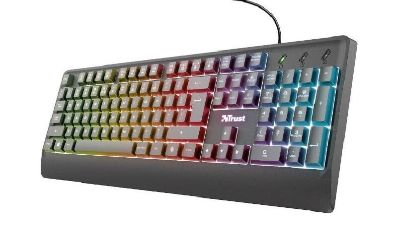 TASTIERA ZIVA GAMING RAIMBOW LED (24100) RETROILLUMINATA NERA