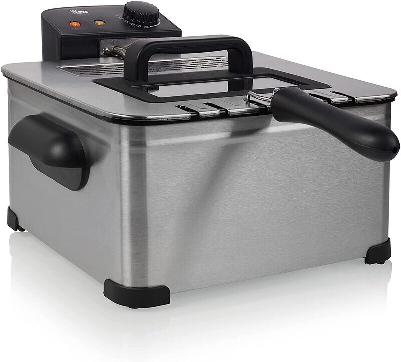 Tristar Friggitrice doppia, 1 Cestello Grande e 2 Piccoli, Volume 5 L, FR-6949