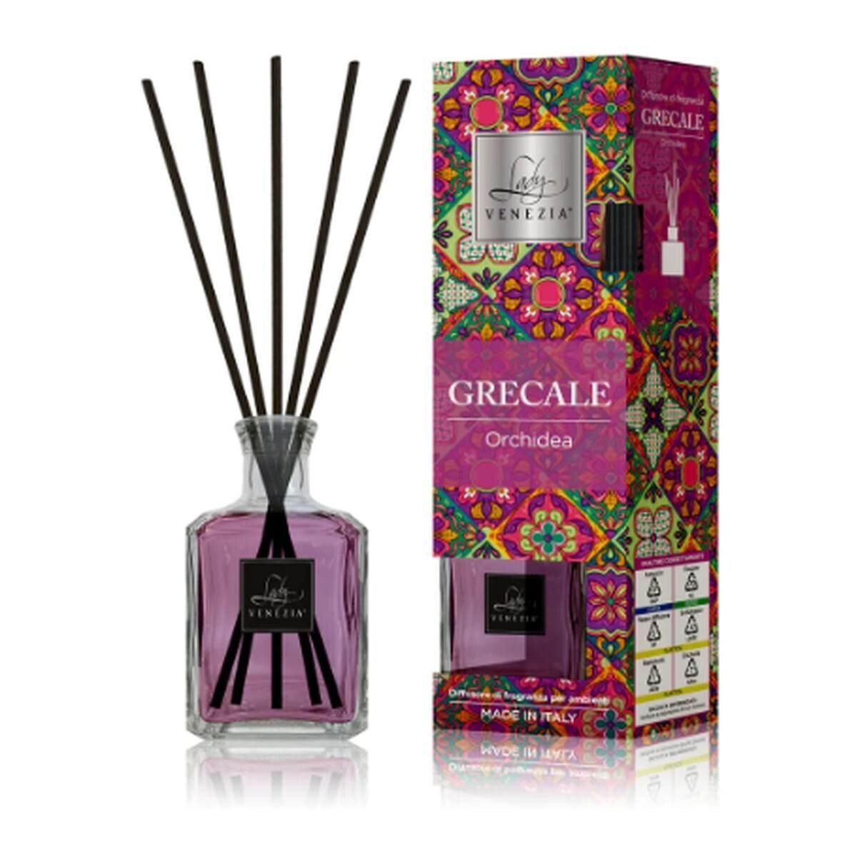 Maxi Diffusore Ambiente Cubo "Grecale" con Bastoncini - 4 Fragranze - 250 ml