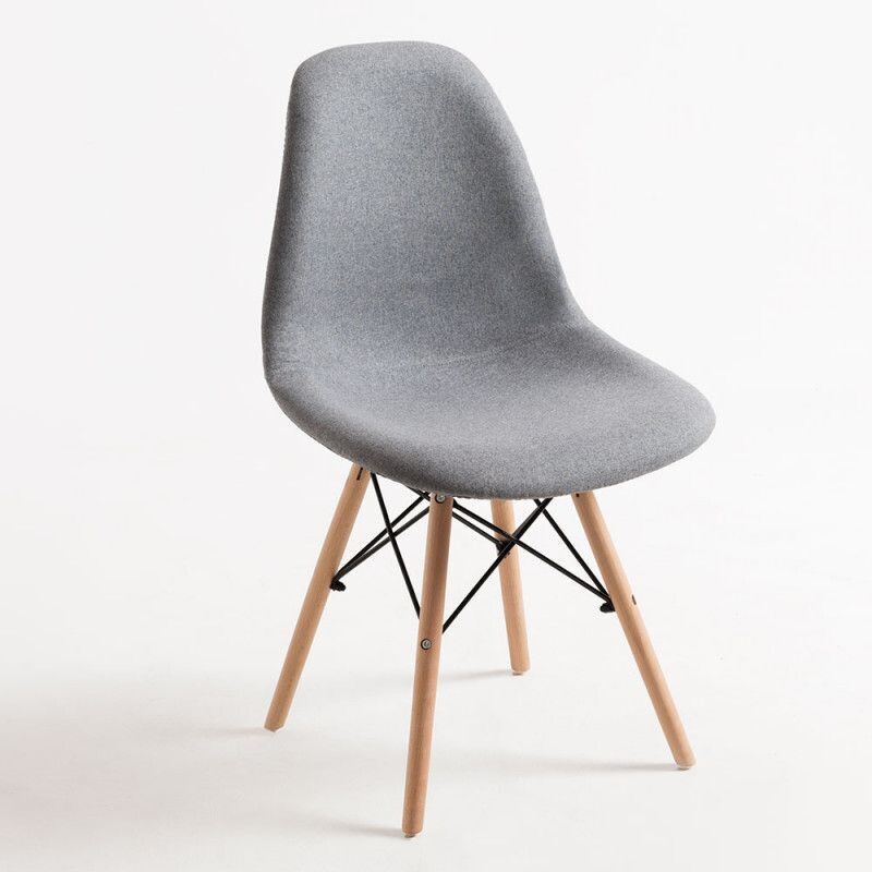 SEDIA TOWER WOOD GRIGIA