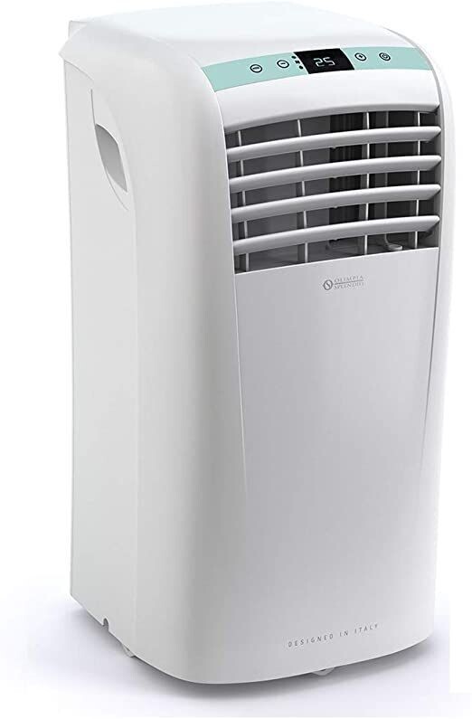 Olimpia Splendid 01921 Dolceclima Compact 10 P Climatizzatore Portatile, 10000 Btu/H, 2.64 Kw, Bianco, 34.5 X 35.5 X 70.3 Cm [Classe di efficienza energetica A]