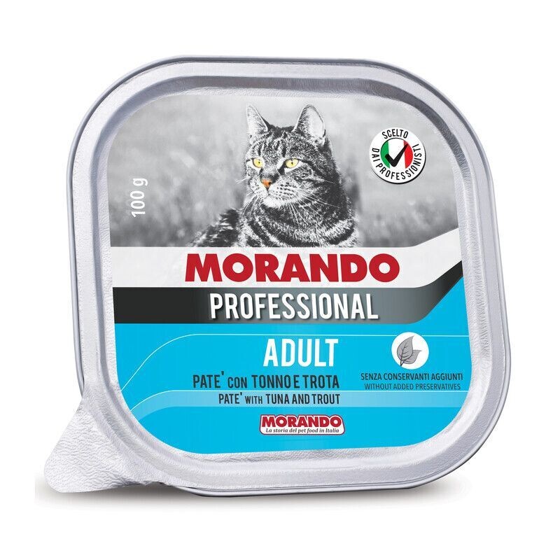 MP GATTO PATE' CON TON/TROTA ADULT GR100