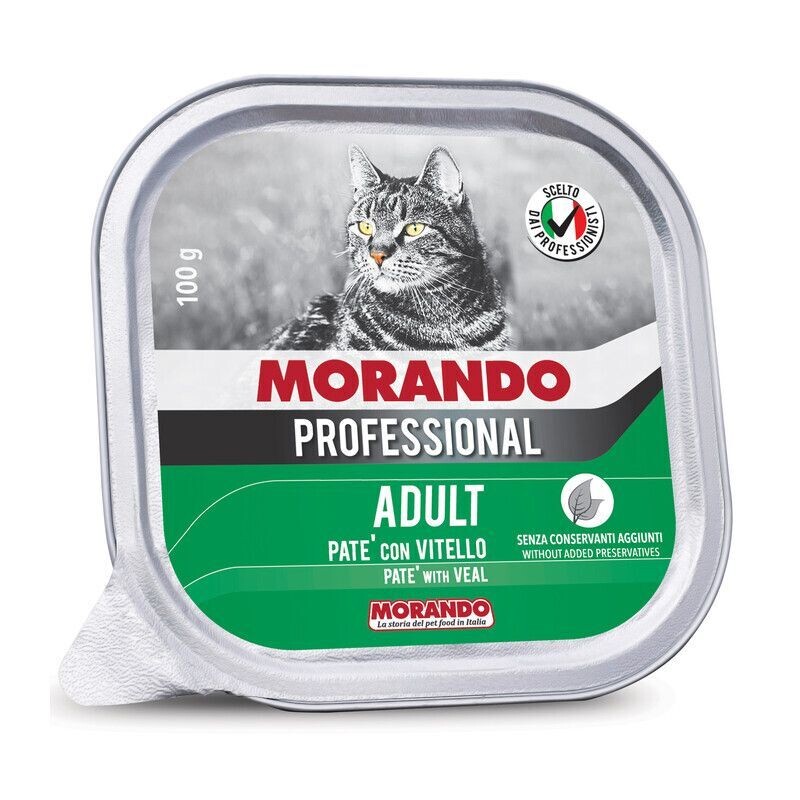 MP GATTO PATE' CON VITELLO ADULT GR 100