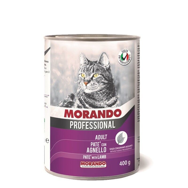 MP GATTO PATE CON AGNELLO ADULT GR 400