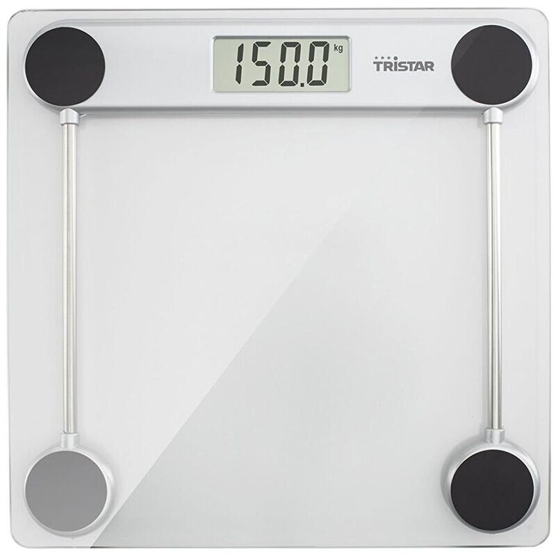PRINCESS Bilancia Pesapersone Digitale WG-2421 Colore Argento e Trasparente