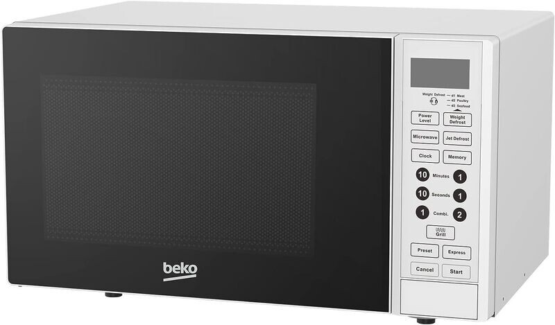 Beko forno a Microonde MGF23330W, 23 L, Digitale, Funzione Grill, Bianco