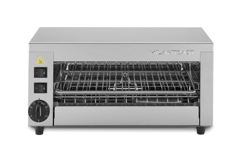 Milantoast 14006 Tostapane a 3 scomparti - inox