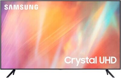 Samsung TV UE50AU7170UXZT, Smart TV 50" Serie AU7100, Modello AU7170, Crystal UHD 4K, Compatibile con Alexa, Grey, 2021, DVB-T2 [Efficienza energetica classe G] [Classe di efficienza energetica G]