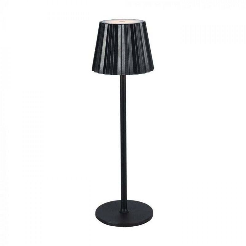 V-TAC VT-1028 Lampada LED da Tavolo 1.5W cct 3in1 colore nero ricaricabile con USB C Touch Dimmerabile 115*370mm - 10325