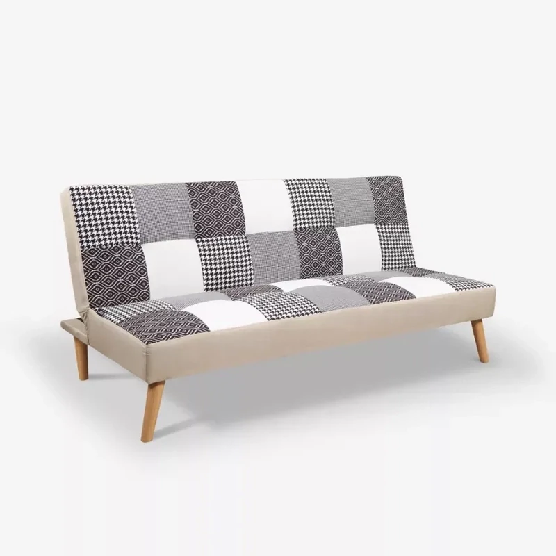 Divano Letto Clic Clac 3 Posti Patchwork Salotto Design Moderno Kolorama
