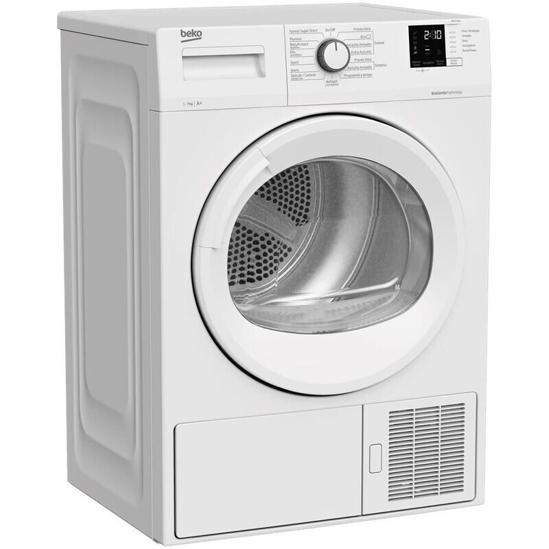Beko DRX823W asciugatrice Libera installazione Caricamento frontale 8 kg A++ Bianco [Classe di efficienza energetica A]
