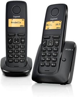 Gigaset A170 - Coppia di telefoni, colore: nero