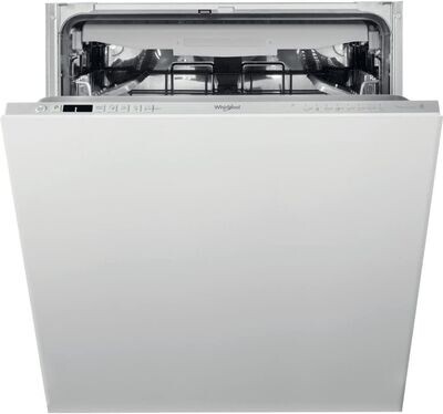 Whirlpool WIC3C33F - Lavastoviglie 14 coperti Classe D da 60 cm, Bianco, Acciaio inossidabile, Bianco [Classe di efficienza energetica D]