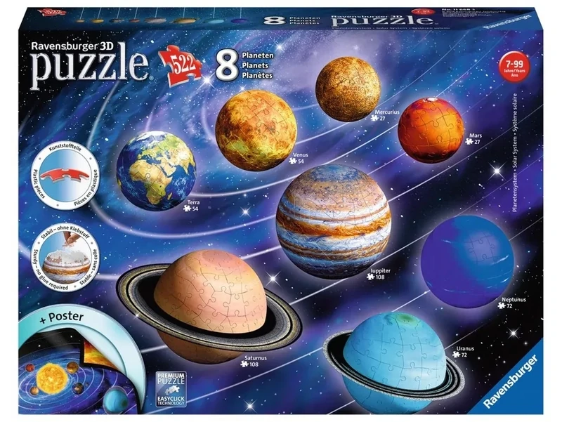 PUZZLE 3D IL SISTEMA PLANETARIO 11668