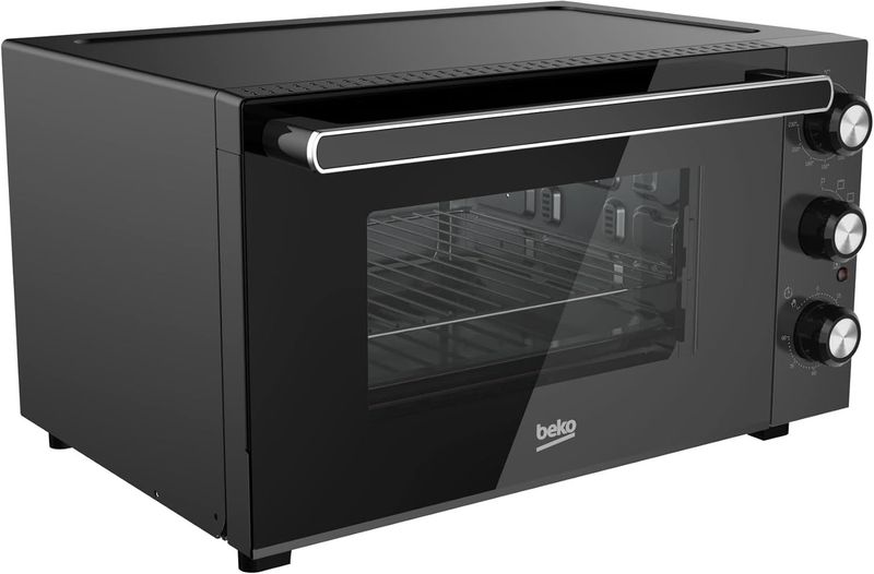 Beko - BMF30B - Fornetto Elettrico, Cottura Ventilata, 30 Litri, 1500 W, 4 Funzioni, Timer 90 min, Temperatura fino a 230° - Nero