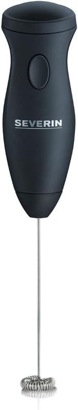 Severin SM 3590 Montalatte senza Filo, Pile Incluse, Nero