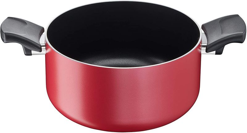 Lagostina Cucina Mediterranea Casseruola Fonda 2 Maniglie per Induzione, Alluminio Antiaderente, diametro 18 cm