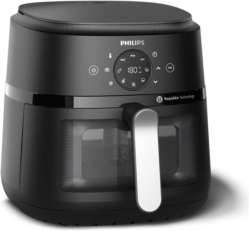 Friggitrice ad Aria Philips NA231/00 Nero/Argentato 1700 W
