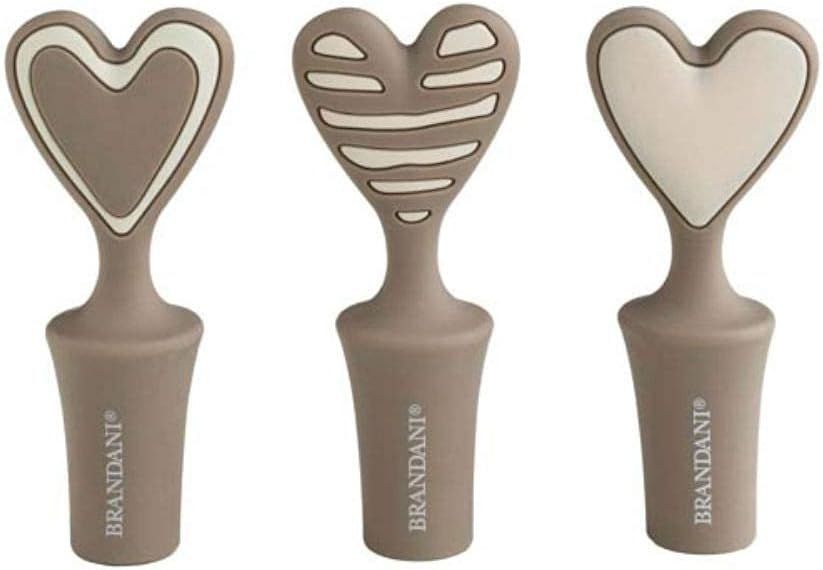 BRANDANI 53066 Batticuore-Tappo in Silicone, Grigio