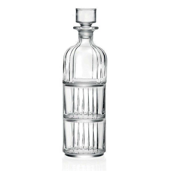 Bottiglia Brandani fusion e bicchieri crystal glass