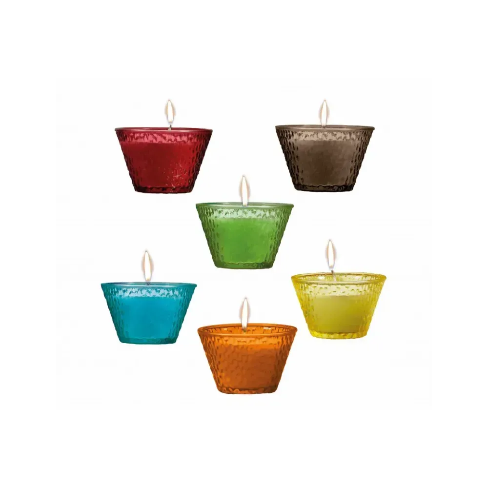 BRANDANI LOVE LIGHT 6 COLORI ASSORTITI VETRO/CERA