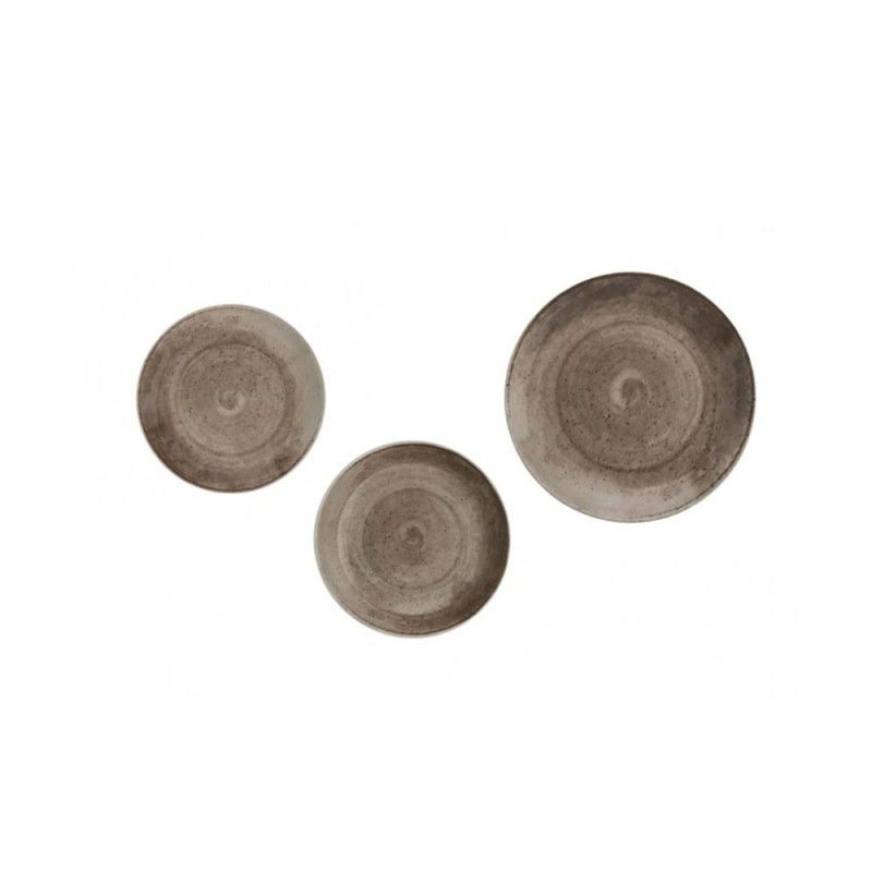 Brandani set piatti Essential sabbia 18pz