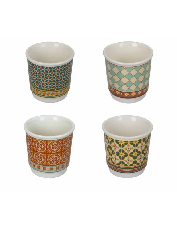 Brandani Le Cementine Bicchierino Set 4 Pz New