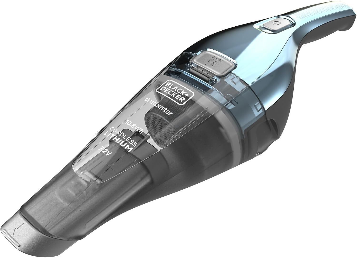 BLACK+DECKER dustbuster 7.2V (Batteria 1.5Ah) Aspirapolvere Portatile Senza Fili, Cromato, NVC220WBC-QW