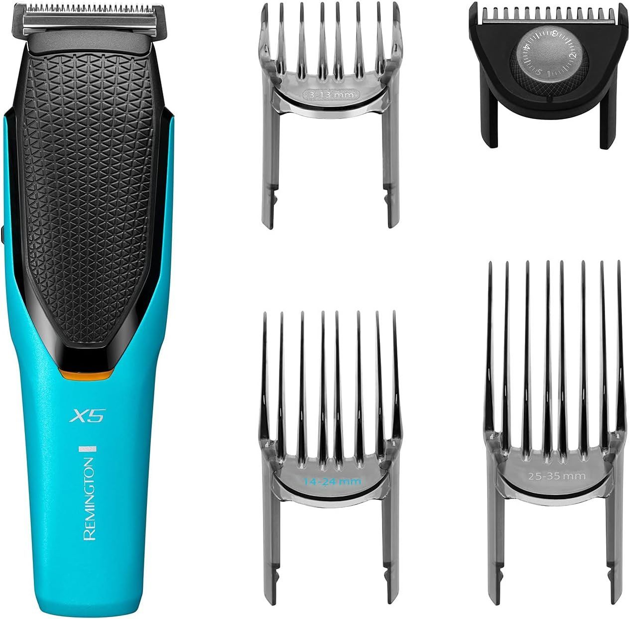 Remington X5 Power-X HC5000 - Tagliacapelli senza fili, con lame in acciaio giapponese e micro pettine decolorante, 50 lunghezze a scelta