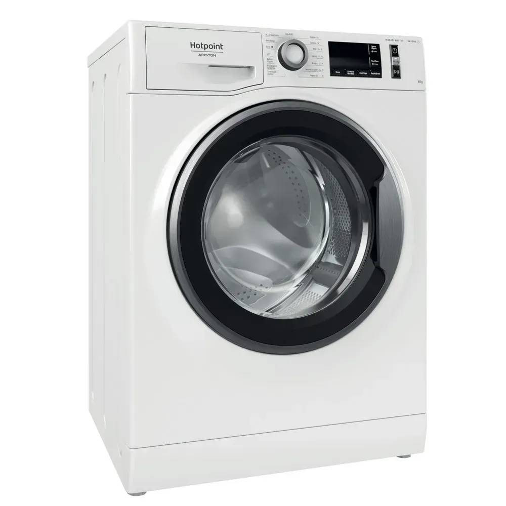 Lavatrice a libera installazione a carica frontale Hotpoint Ariston: 8,0 kg, - NR 748G WS A IT