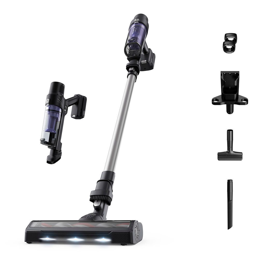 Rowenta RH6A35 2-in-1 stick vacuum Batteria Secco Senza sacchetto Viola, Argento