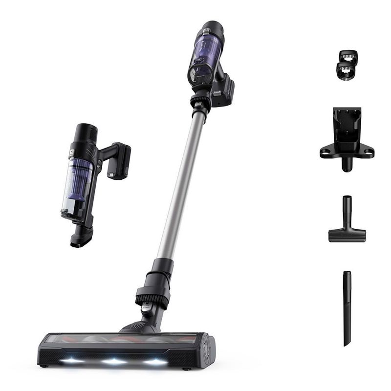 Rowenta RH6A35 2-in-1 stick vacuum Batteria Secco Senza sacchetto Viola, Argento
