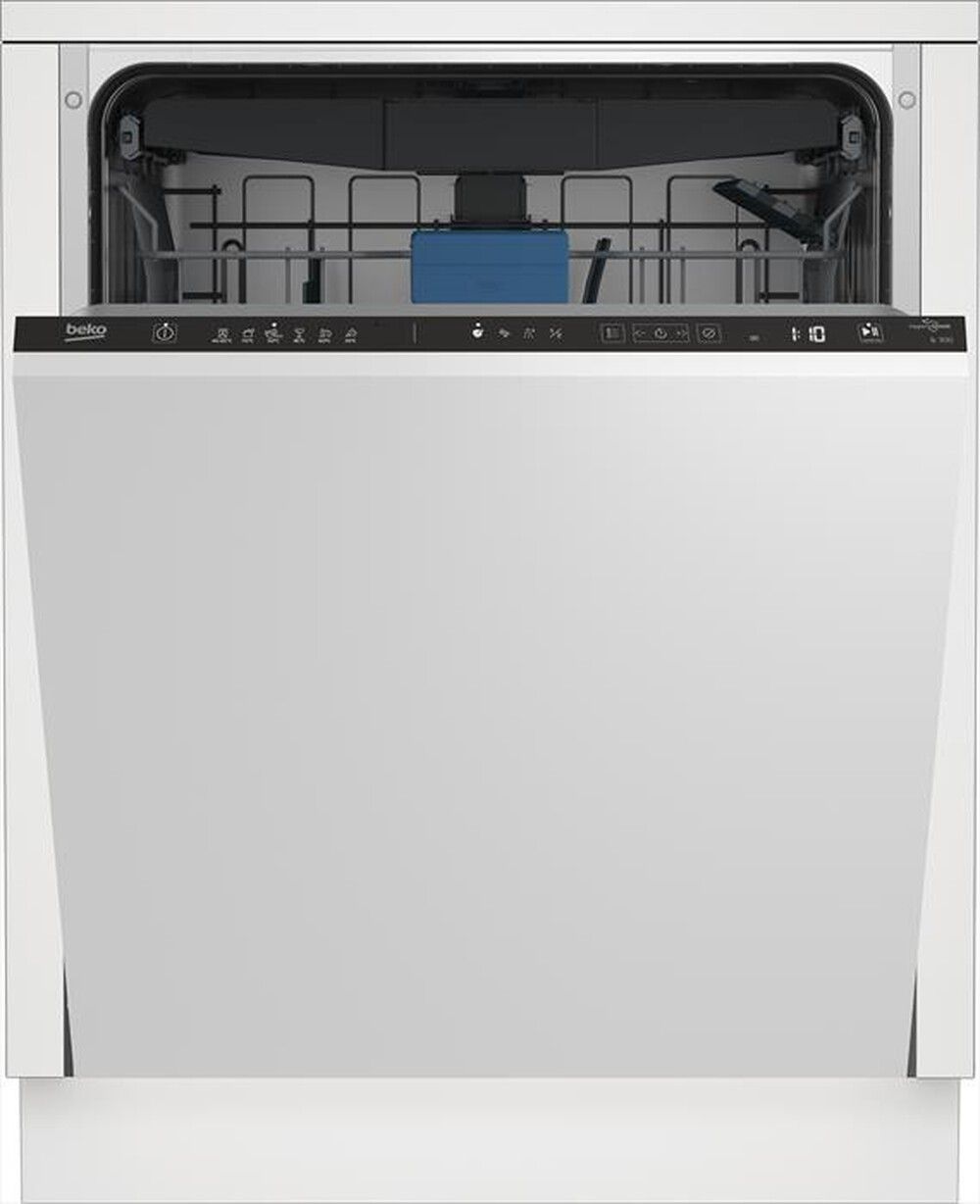 Beko Lavastoviglie da Incasso 15 Coperti Classe D Incassata a Scomparsa Totale 60 cm Cerniere Sliding - BDIN37530 b300