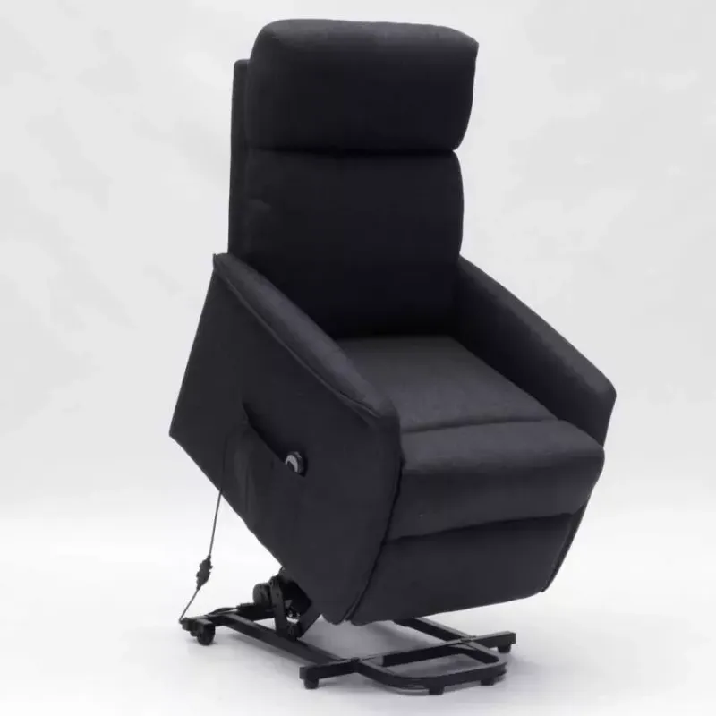 HOMCOM Poltrona Elettrica Alzapersona 45°, Poltrona Relax Elettrica Reclinabile a 145° con Telecomando e Poggiapiedi, in Pelle PU Nero, 67x95x105 cm HOMCOM Poltrona Elettrica Alzapersona 45°, Poltrona Relax Elettrica Reclinabile a 145° con Telecomando e Poggiapiedi, in Pelle PU Nero, 67x95x105 cm