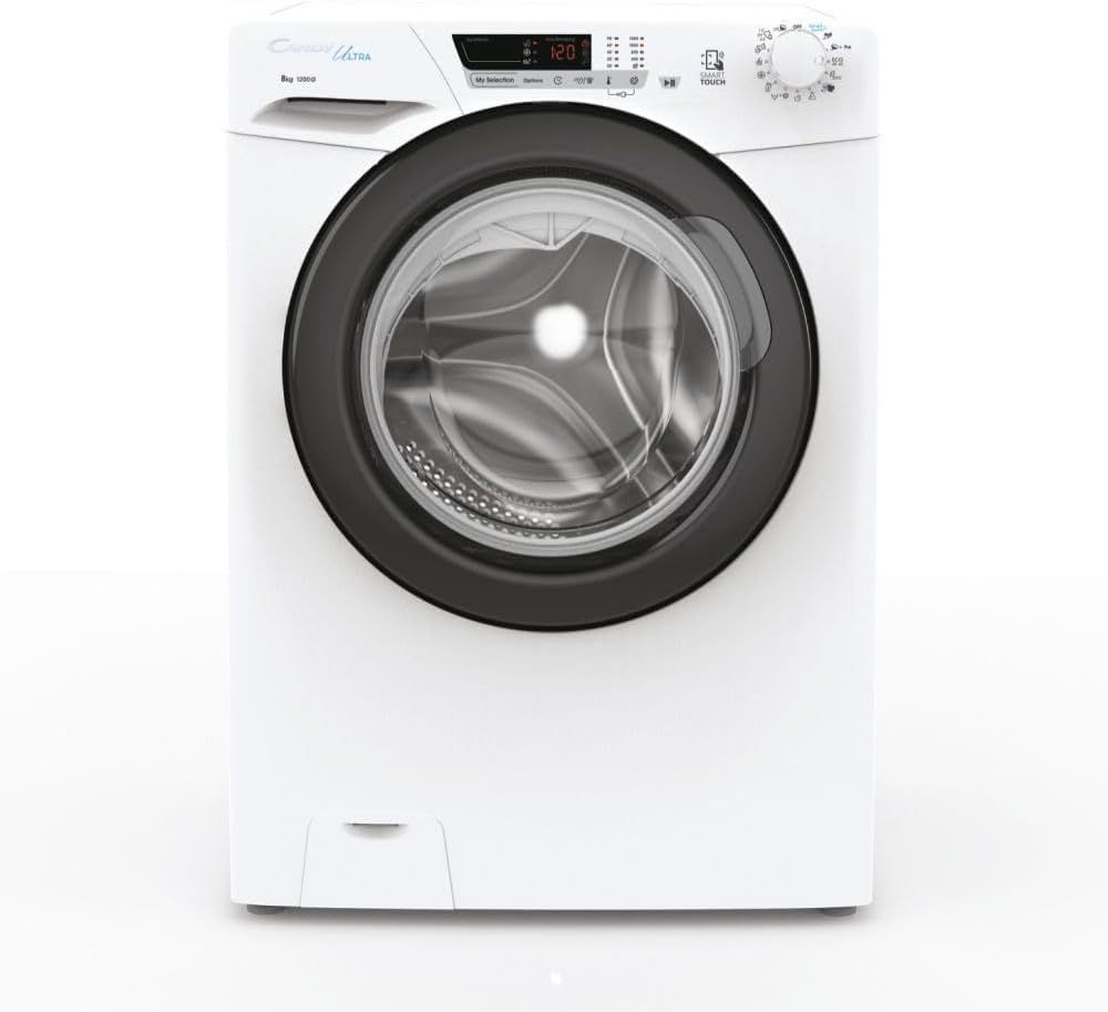 Lavatrice Candy HCU1282DWB4/1-S 1200 rpm 8 kg [Classe di efficienza energetica A]
