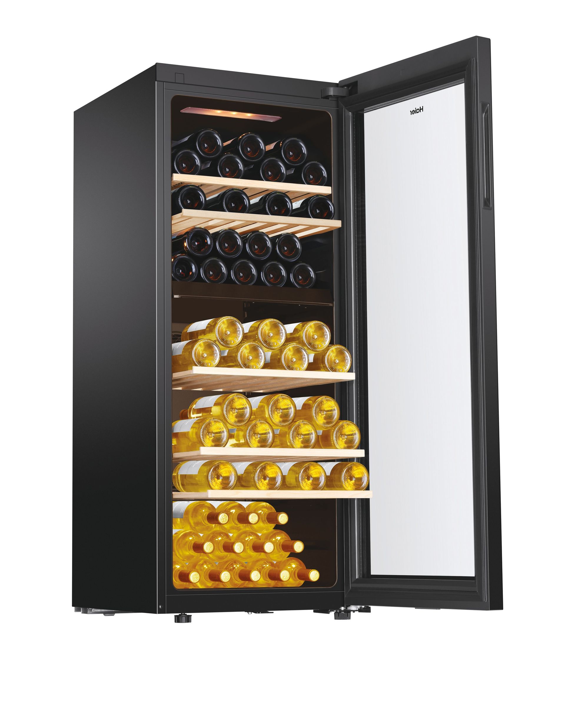 Haier Wine Bank 50 Serie 5 HWS79GDG Cantinetta vino con compressore Libera installazione Nero 79 bottiglia/bottiglie SOLO SU ORDINAZIONE