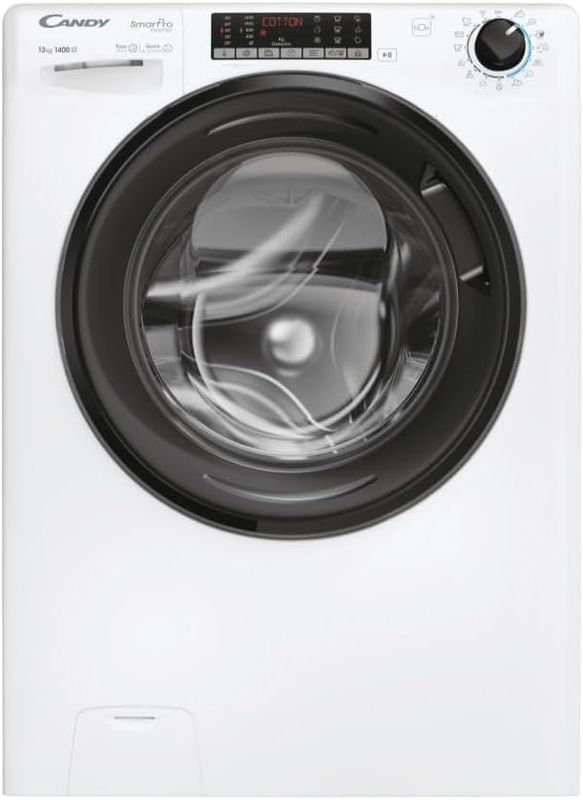 Candy CSO4136TWMB5-S - Lavatrice da 13 kg, Caricamento Frontale, 1400 giri, Classe energetica A [Classe di efficienza energetica A]