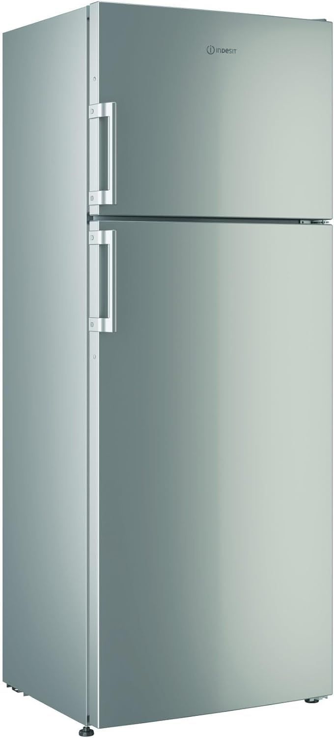 Indesit IT70 832 S - Frigorifero doppia porta, 437 litri, Inox, Classe energetica E [Classe di efficienza energetica E]