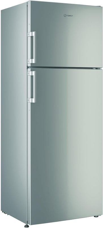 Indesit IT70 832 S - Frigorifero doppia porta, 437 litri, Inox, Classe energetica E [Classe di efficienza energetica E]
