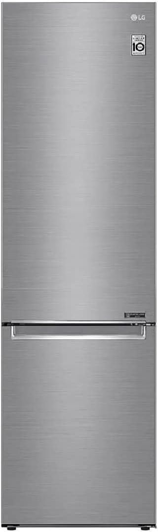 LG GBB72PZVGN Frigorifero Combinato Total No Frost, 384 l, Wine Rack, Door & Linear Cooling, Cassetti con Fresh Balancer e Fresh Converter, Ripiano Pieghevole, Compressore Smart Inverter, Inox [Classe