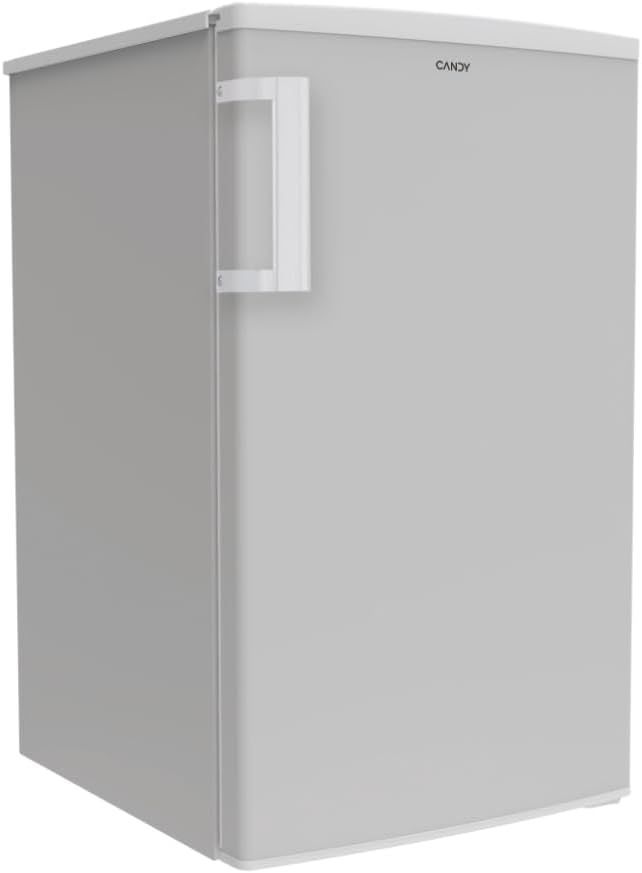 Candy Comfort COT1S45FWH Frigorifero, 106 Litri, Statico, 1 Porta, Sottotavolo, Temperatura Regolabile, Classe E, 50x57x84 cm, Argento[Classe di efficienza energetica E] [Classe di efficienza energeti