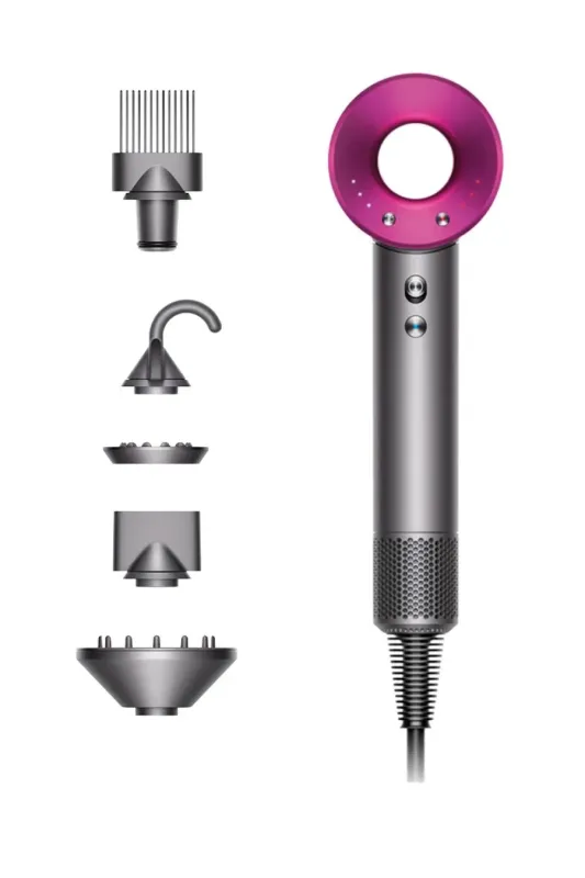 Dyson Supersonic Asciugacapelli con 5 accessori in rame/nichel, 110000 giri/min, asciugacapelli a freddo, senza calore estremo PROMOZIONE !!