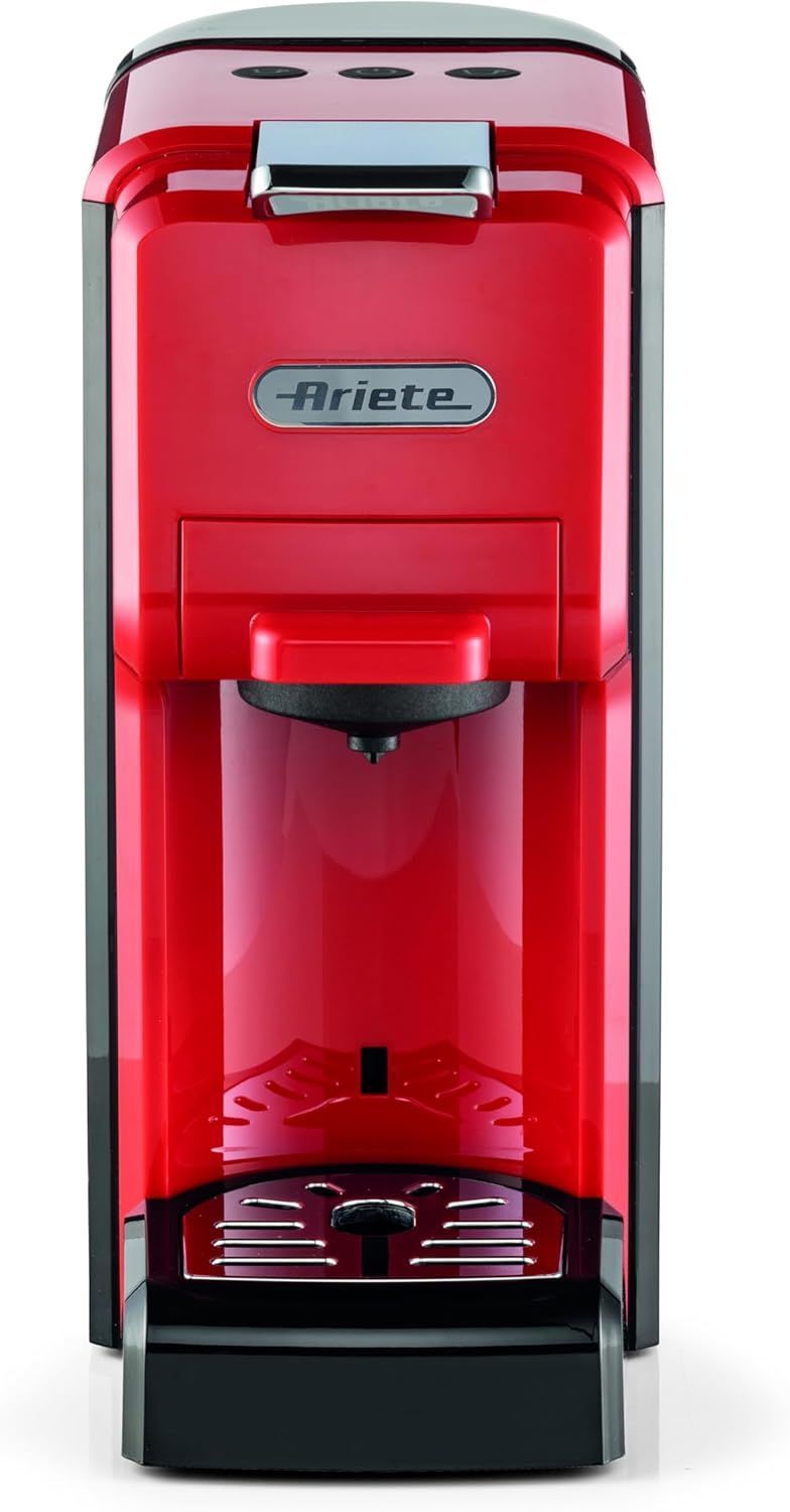 Ariete 1304/1 Macchina da caffè 1350W Capsule Cialde e Polvere Rosso Ariete 1304/1 Macchina da caffè 1350W Capsule Cialde e Polvere Rosso