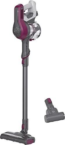 SHoover HF1 HF110P Aspirapolvere Senza Filo, Senza Sacco, 170 W, 0,9 Litri, Autonomia 30 Minuti, Spazzola Animali, Luce LED, 26x23,4x112 cm, Magenta